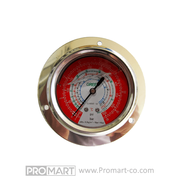 Green Pressure Gauge GR OPG500