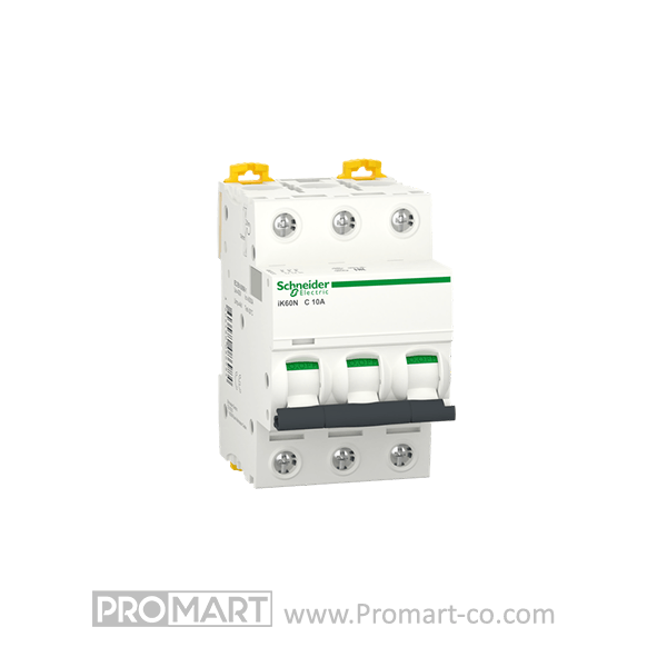 Schneider Mcb C60 10ka 3 Phase 10a Curve C Pic 1